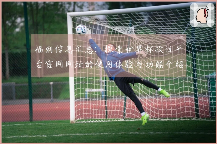 福利信息汇总：探索世界杯投注平台官网网址的使用体验与功能介绍